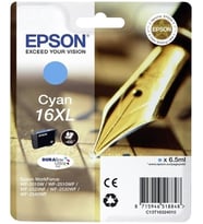 Tonersepeti Epson 16XL-T1632-C13T16324020 Mavi Orjinal Kartuş