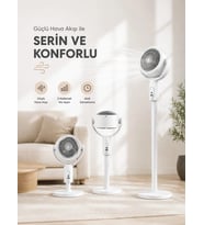 Sessiz Çalışma Özelliğiyle Rahat Kullanım Sunan Dikey Vantilatör