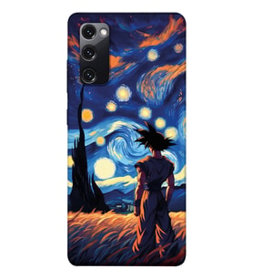Samsung Galaxy S20 FE Uyumlu Dragon Ball Tasarımlı Şeffaf Telefon Kılıfı
