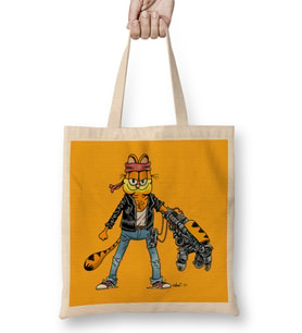 Garfield A Case of the Mondays Bez Çanta Uzun Saplı