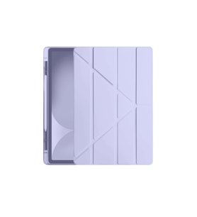 Apple iPad Pro 11 (2024) Kılıf Kalemlikli Hugo Tablet Kılıfı - Lila