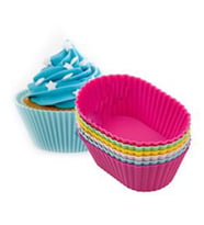 Silikon Oval Muffın Cup 6'Lı Set
