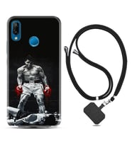 Huawei P20 Lite Mate 10 20 Lite Pro P40 Lite KılıfBoyun Askılı Silikon Moon Baloon 1369