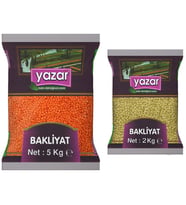 Yazar Kırmızı Mercimek 5 Kg. + Yeşil Mercimek 2 Kg.