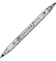 Zig Clean Color f Çift Uçlu Kalem 102 Metallic Silver 