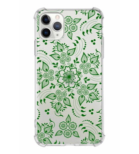 Apple iPhone 11 Pro Uyumlu Köşe Korumalı Antişok  Kapak Nostalji Desen Tasarımlı Şeffaf  Kılıf
