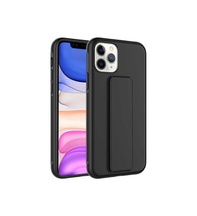 Apple iPhone 11 Pro Max Uyumlu Kılıf Zore Qstand Kapak (Mürdüm)