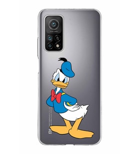 Xiaomi Mi 10 T Uyumlu Kapak Donald Duck Tasarımlı Şeffaf Silikon Kılıf