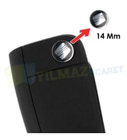 Seat Kumanda Anahtarlık Logo Amblem 3M Metal 1 Adet 14 mm ANAHTARLIK DEĞİLDİR (Kırmızı)