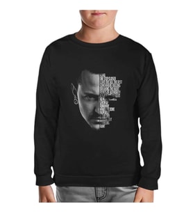 Linkin Park - Chester Siyah Çocuk Sweatshirt