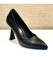 New Angel 721 Bayan Kadeh Ökçe Stiletto (Siyah)