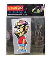 Motosiklet Mix 3D Sticker Etiket Seti Fosforlu Folyo Karışık M14
