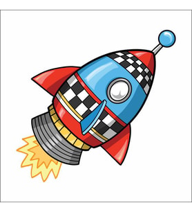Jet Sticker Duvar Sticker 30x30 CM
