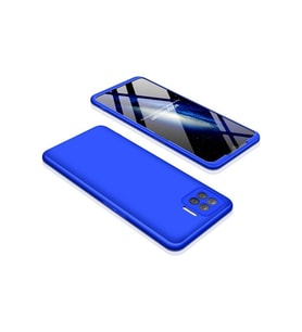 Oppo Reno 4 Lite Uyumlu Kılıf Zore Ays Kapak (Mavi)