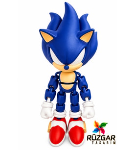 Sonic Movie Süper Sonic Eklemleri Hareketli Karakter Figür Oyuncak