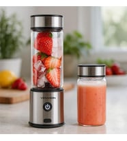 Venandin Fruly Taşınabilir Buz Kırabilen 450ml + 350ml 126W Blender (Gümüş)