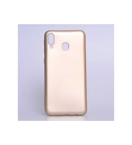 Samsung Galaxy M20 Uyumlu Kılıf Zore Premier Silikon Kapak (Gold)