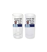 Ghostbastır Design Özlü Sözlü Buzlu / Buzsuz Seçenekli Rakı Bardağı – 1 Adet Şık Sunum Bardağı 0137