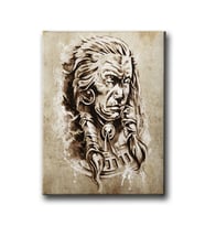 Kızılderili Portre Çizim  Canvas Tablo ETD108