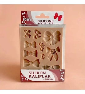 Smarta Silikon Kalıp Fiyonklar - Bows SK1013007 