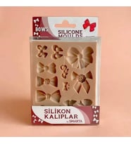 Smarta Silikon Kalıp Fiyonklar - Bows SK1013007 