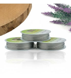 3 adet ÇİÇEK VE TAKI TELİ 20 YARD 0,4 mm