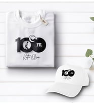 BK Gift 100. Yıl Hatırası Beyaz Tişört ve Şapka Hediye Seti-1, 29 Ekim Hediyesi, Cumhuriyet Bayramı, 100.Yıl Hediyesi