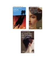 Dava + Bir Kadının Yaşamından Yirmi Dört Saat + Bilinmeyen Bir Kadının Mektubu- 3 Kitap Set