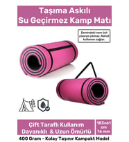 Taşıma Askılı Su Geçirmez Konforlu Kalın Rahat Çift Taraflı Çadır Uyku Yer Minderi 16mm Kamp Matı
