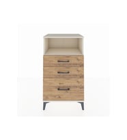 Hyperion Komodin Tek Raflı 3 Çekmeceli 60x44x106 Aytaşı-Çam