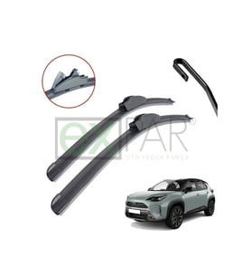 TOYOTA YARİS CROSS ÖN CAM SİLECEK SÜPÜRGESİ TAKIMI 2022 - 2024 SAĞ SOL TAKIM