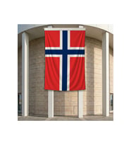 Norveç Ülke Bayrağı 140gr Premium Raşel Kumaş 200x300 cm