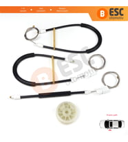 Nissan Primera P11 WP11 1996-2002 4/5 Kapı 807012F000 İçin Elektrikli Ön Sol Cam Kriko Tamir Seti