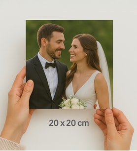 20x20 - 4 Adet  Fotoğraf Baskı FUJİFİLM KART (Banyolu Sistem Solmaz Baskı)