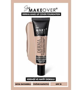 Studio MakeOver Derma Make-Up Cover Foundation Yoğun Kapatıcı Fondöten 01 40 ML