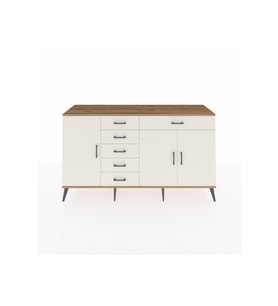 Kronos Konsol 3 Raflı 6 Çekmeceli 3 Kapaklı 176x59x99 Çam-Aytaşı
