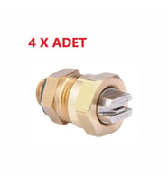 Holder Yelpaze Tee-Jet Uçlu İlaçlama Meme-G107-4 Adet