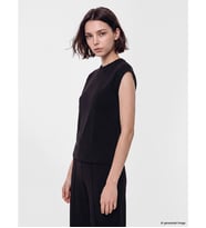 LCW Modest Siyah Bisiklet Yaka Soft Touch Kadın Atlet