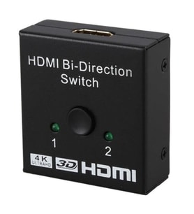 PM-19903 Çift Yönlü 2 Port HDMI Splitter Çoklayıcı Birleştirici Switch