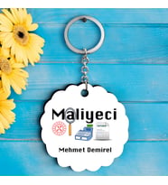 Maliyecilere Özel İsimli Anahtarlık