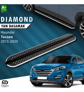 S-Dizayn Hyundai Tucson 3 Diamond Krom Yan Basamak 173 Cm 2015-2020