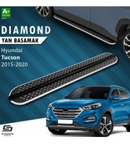 S-Dizayn Hyundai Tucson 3 Diamond Krom Yan Basamak 173 Cm 2015-2020