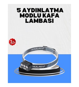 Mey İthalat® Gece Koşusu İçin LED Kafa Lambası El Sensörlü