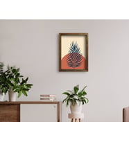 BK Home Doğal Masif Ahşap Çerçeveli Tablo 45x65cm-74