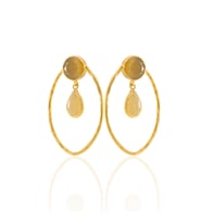 Kadir Jewellery 22 Ayar Altın Kaplama Vintage Küpe -El İşçiliği Ve Hipoalerjenik Küpe