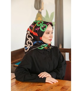 Levidor Twill Eşarp (Trend) LDT252-01 (Çok Renkli)