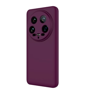 Xiaomi Mi 14 Ultra Kılıf Mara Lansman İç Yüzeyi Kadife Kılıf (Koyu Mor)