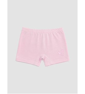 LCW Kids Lila Kalp Nakışlı Kız Çocuk Boxer