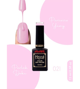 Adanil 15 ml Misyul Profesyonel Pembe Kalıcı Oje Mis-021