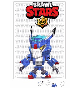 Brawl Stars Karanlık Mecha Crow Puzzle 240 Parça Yapboz